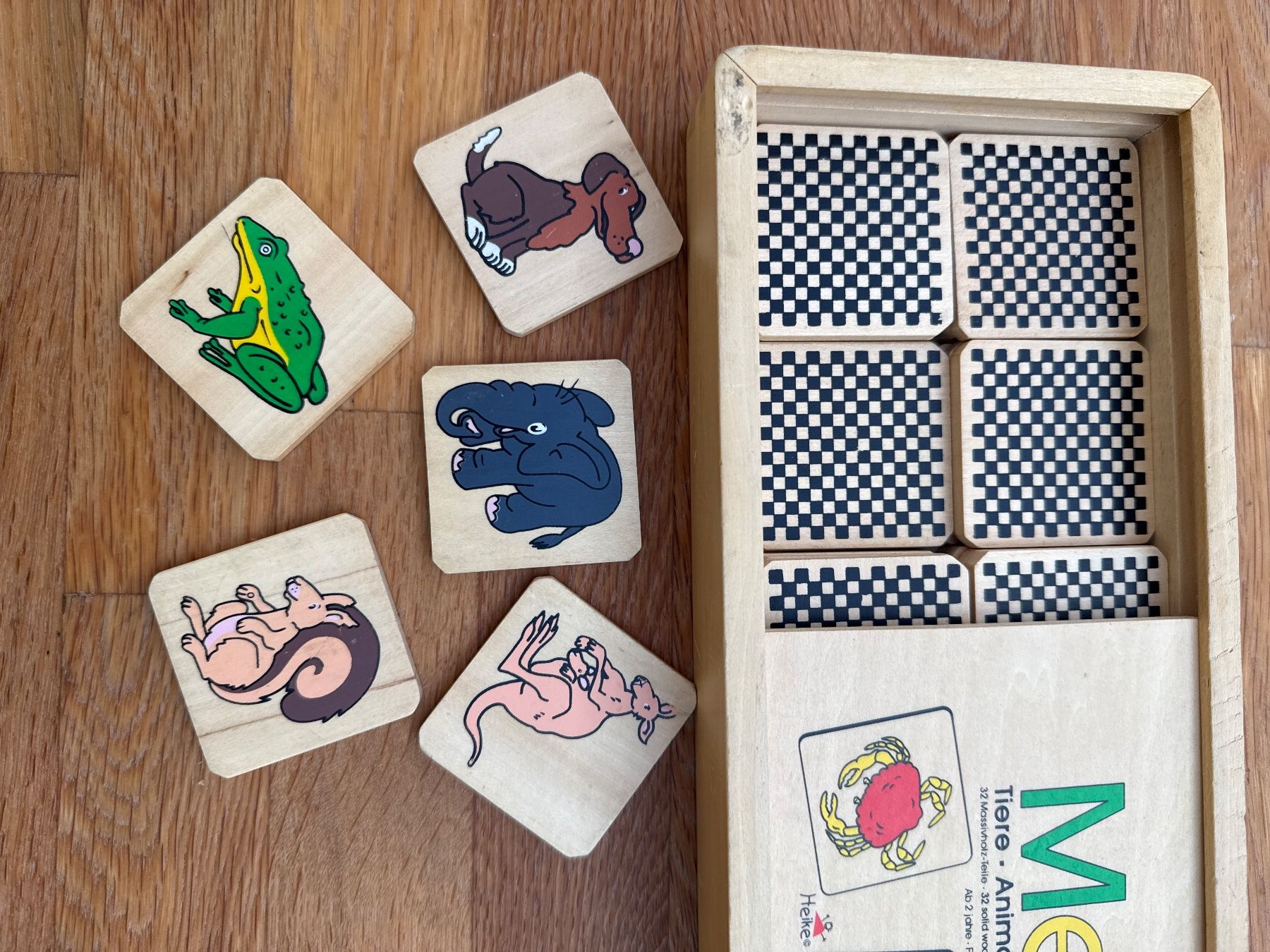 Giochi: Tier Memory Spiel aus Holz – Usato da Basel venduto da pahn 1