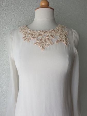 KLEID TUNIKA SEIDE S FRENCH CONNECTION SEIDENKLEID SILK TOP