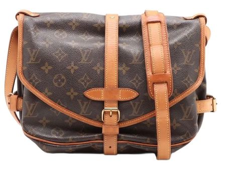 Louis Vuitton Saumur 30 Monogram Braun - top Zustand