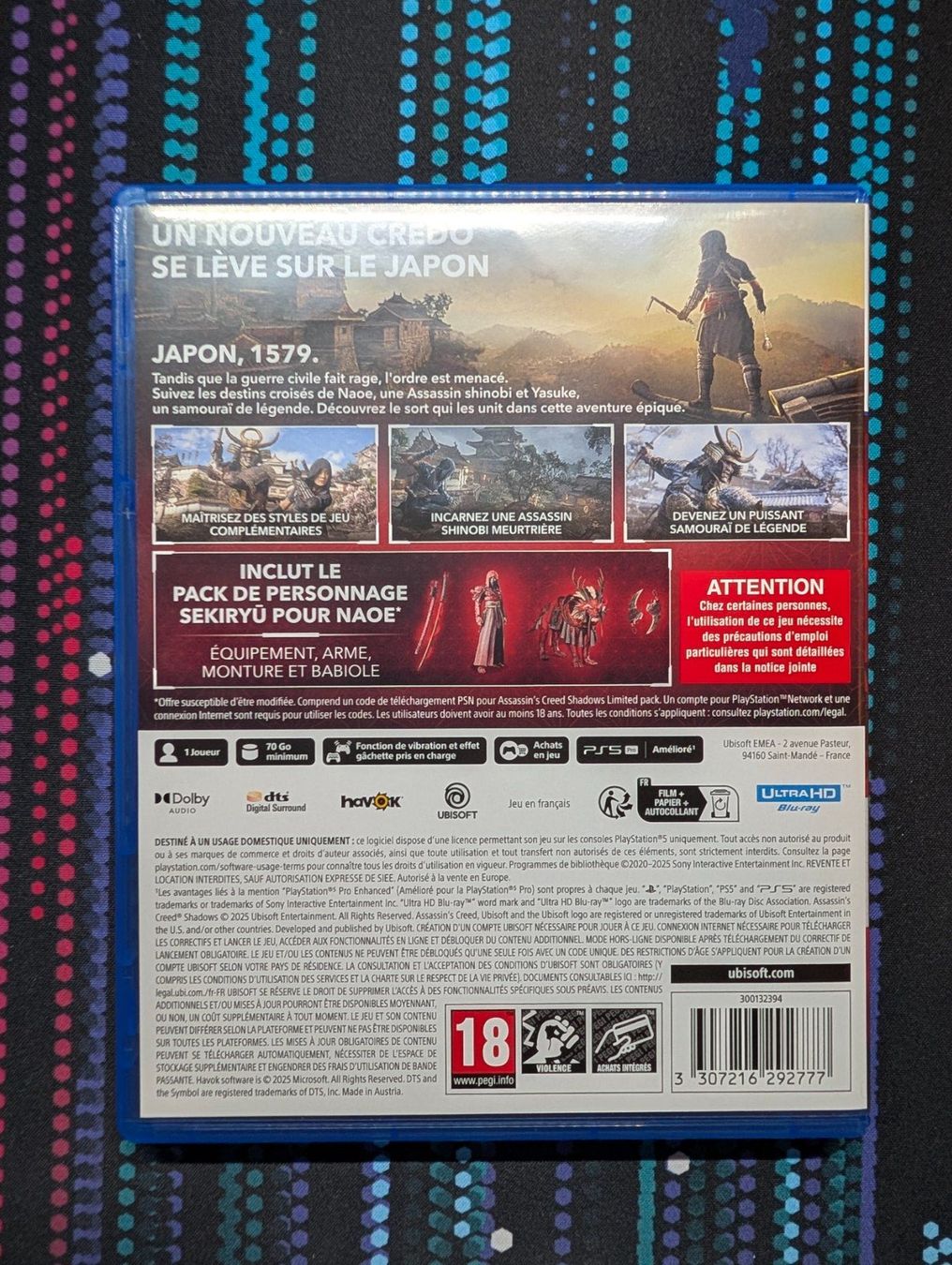 Sony Giochi: Assassin's Creed Shadows PS5 – Usato da Neyruz FR venduto da Kurouh_ 1