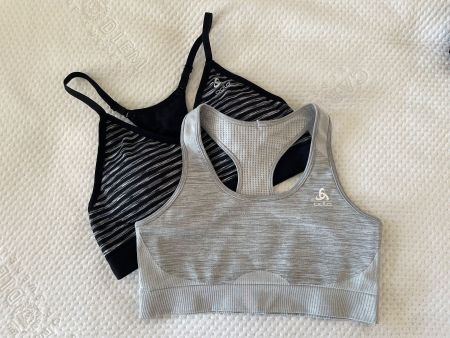 Zwei odlo sport BHs gr.S