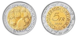 2000. 5 FR. Basler Fasnacht.