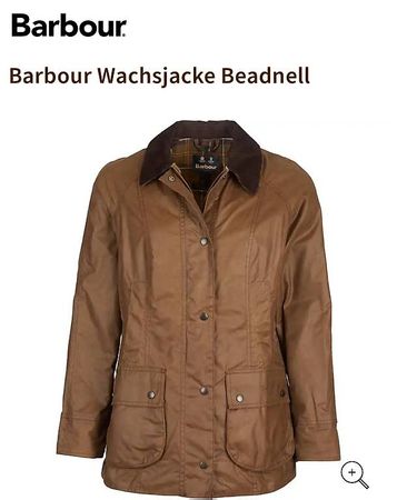 Barbour Beadnell Wachsjacke, Top Zustand, Grösse 36