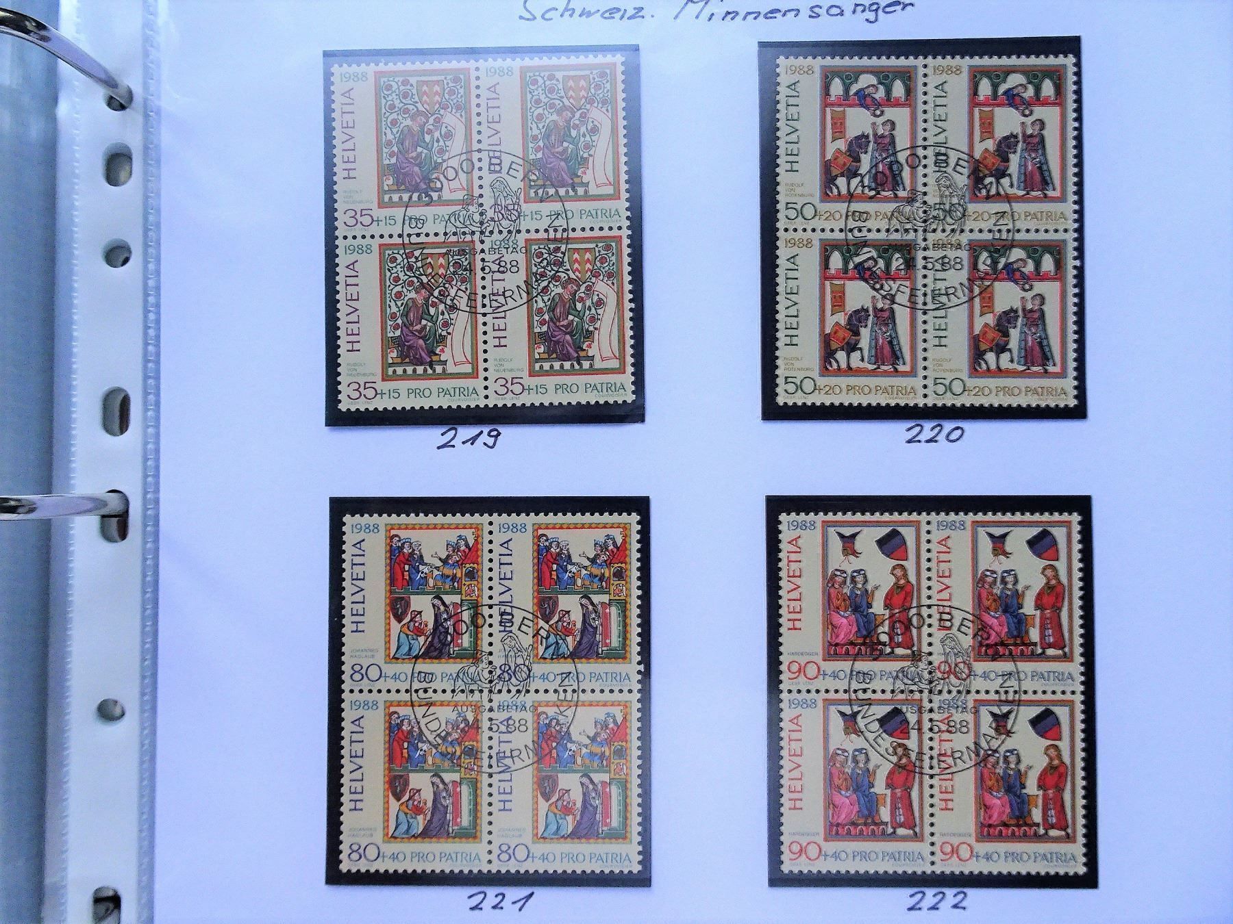 Tous les timbres: PP 1988 – Neuf (Voir description) à Aadorf par Chnorli-Furz