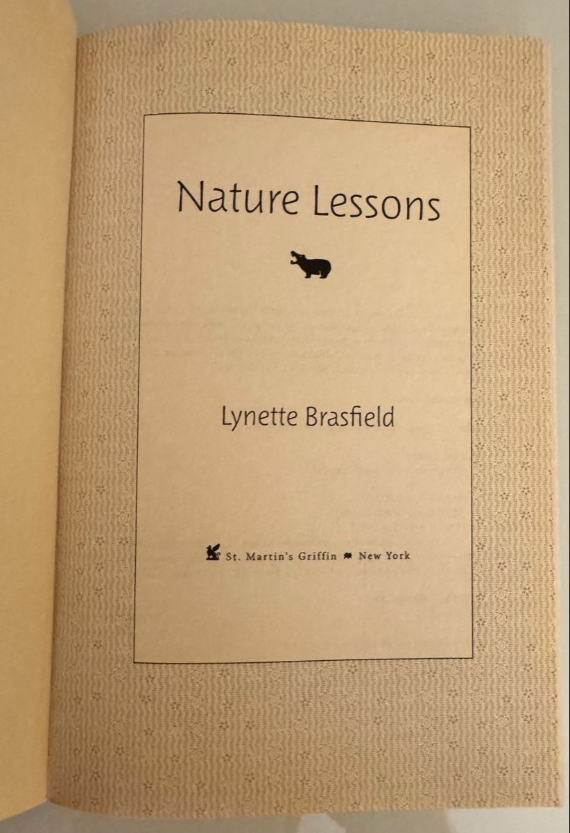 Libri: Nature Lessons, Lynette Brasfield - Roman Passionant! – Usato da Neuchâtel venduto da Elipshop 3