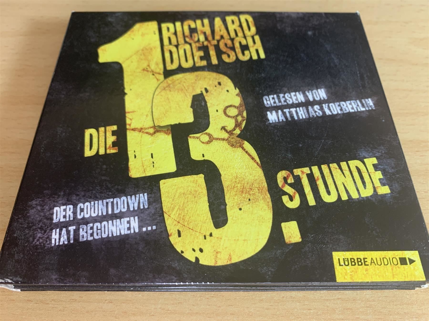 Hörbücher: Hörbuch - Richard Doetsch - Die 13. Stunde - 6 CD – Gebraucht aus Rikon im Tösstal von Alpenmutz