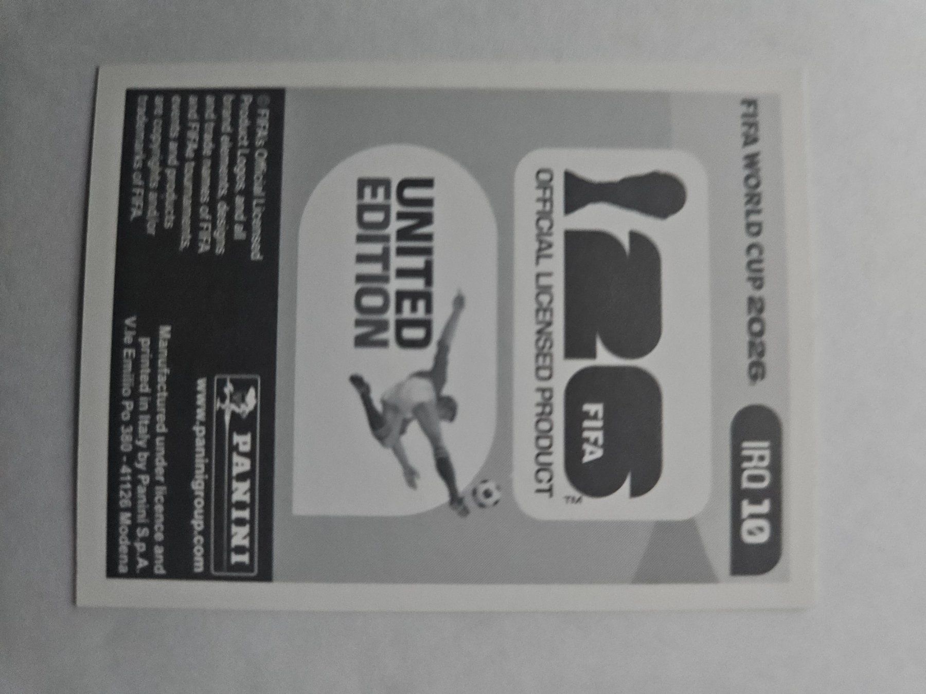 Panini Carte collezionabili: IRQ 10 – Usato da Würenlingen venduto da Dinli 1