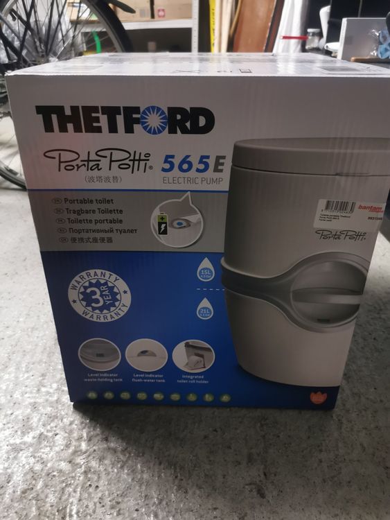Toilette Chimique THETFORD Porta Potti Excellence 565P - 21L - Pour Camping, Van, Bateau - Neuf