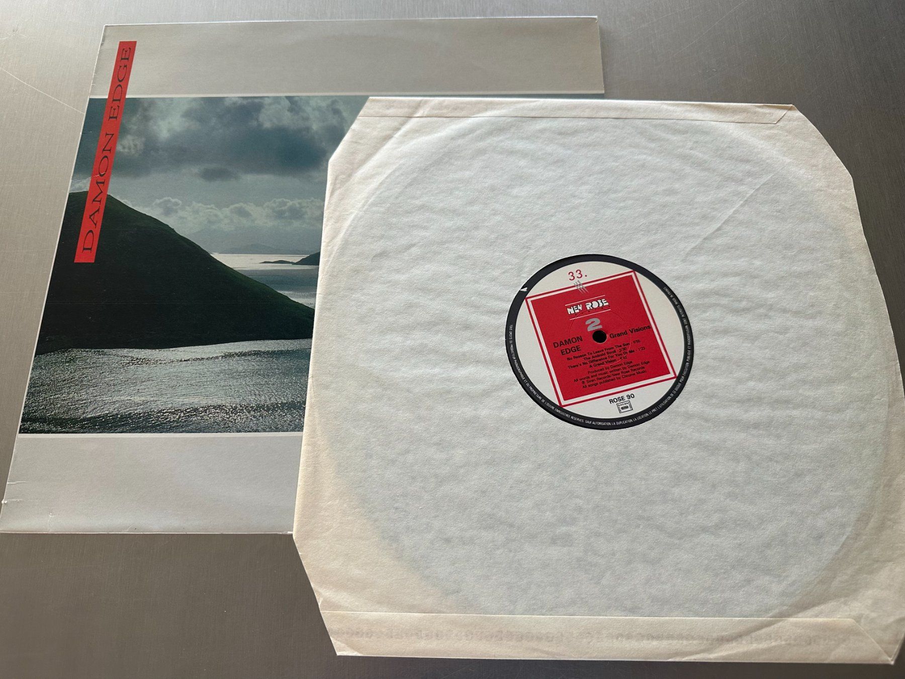 Dischi in vinile: DAMON EDGE LP GRAND VISIONS - CHROME – Usato da Sion venduto da jaipur1401 2