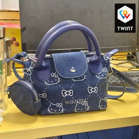 Hello Kitty – sac à main imprimé en jean