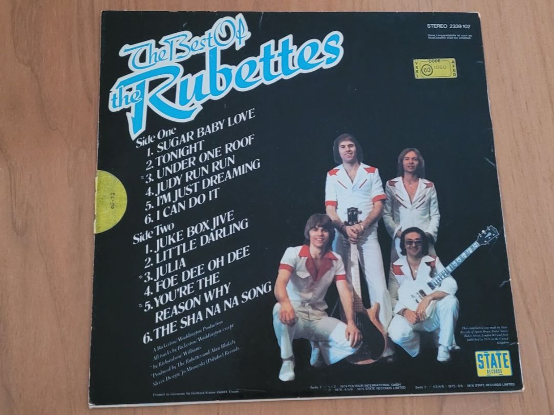 Dischi in vinile: LP  The Rubettes – Usato da Martigny venduto da MZ-67 1