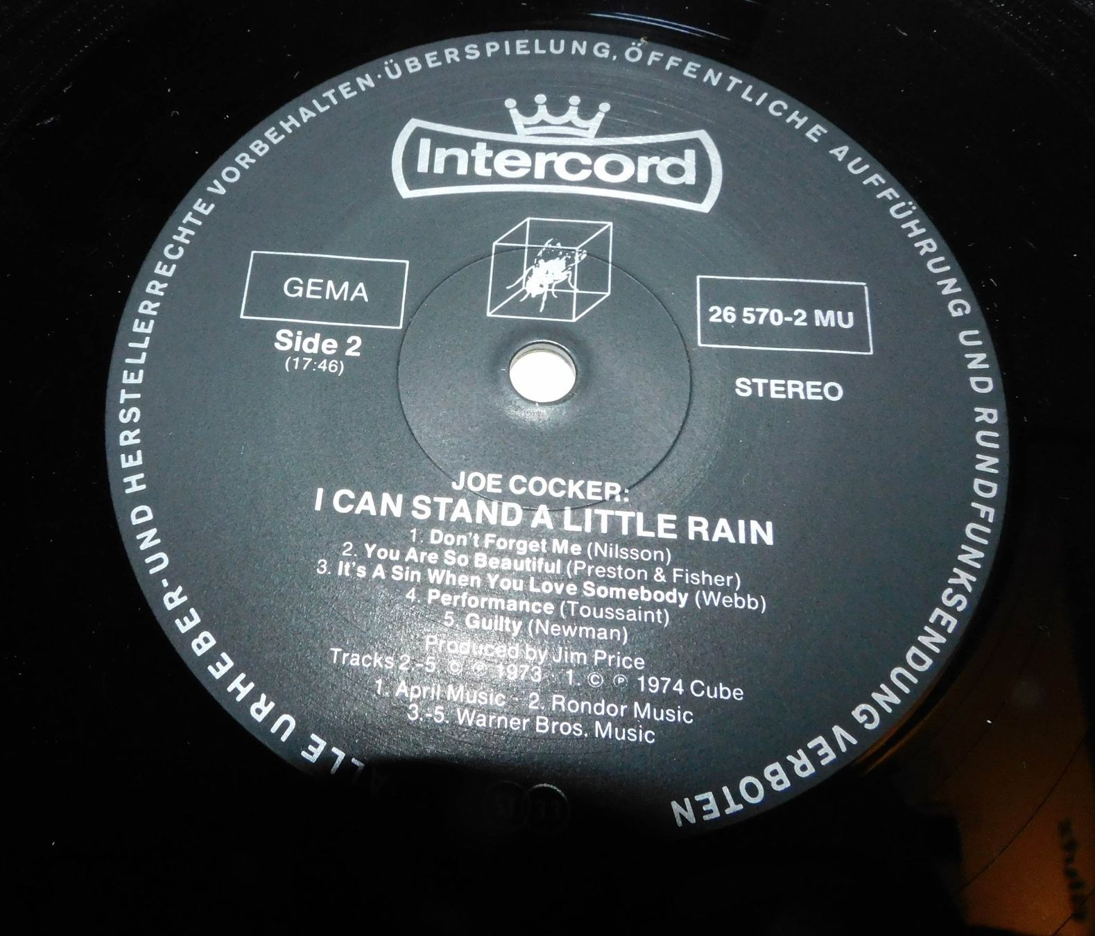 Schallplatten: Lp - Joe Cocker - Schallplatte 1974 – Gebraucht aus Sursee von 76 6