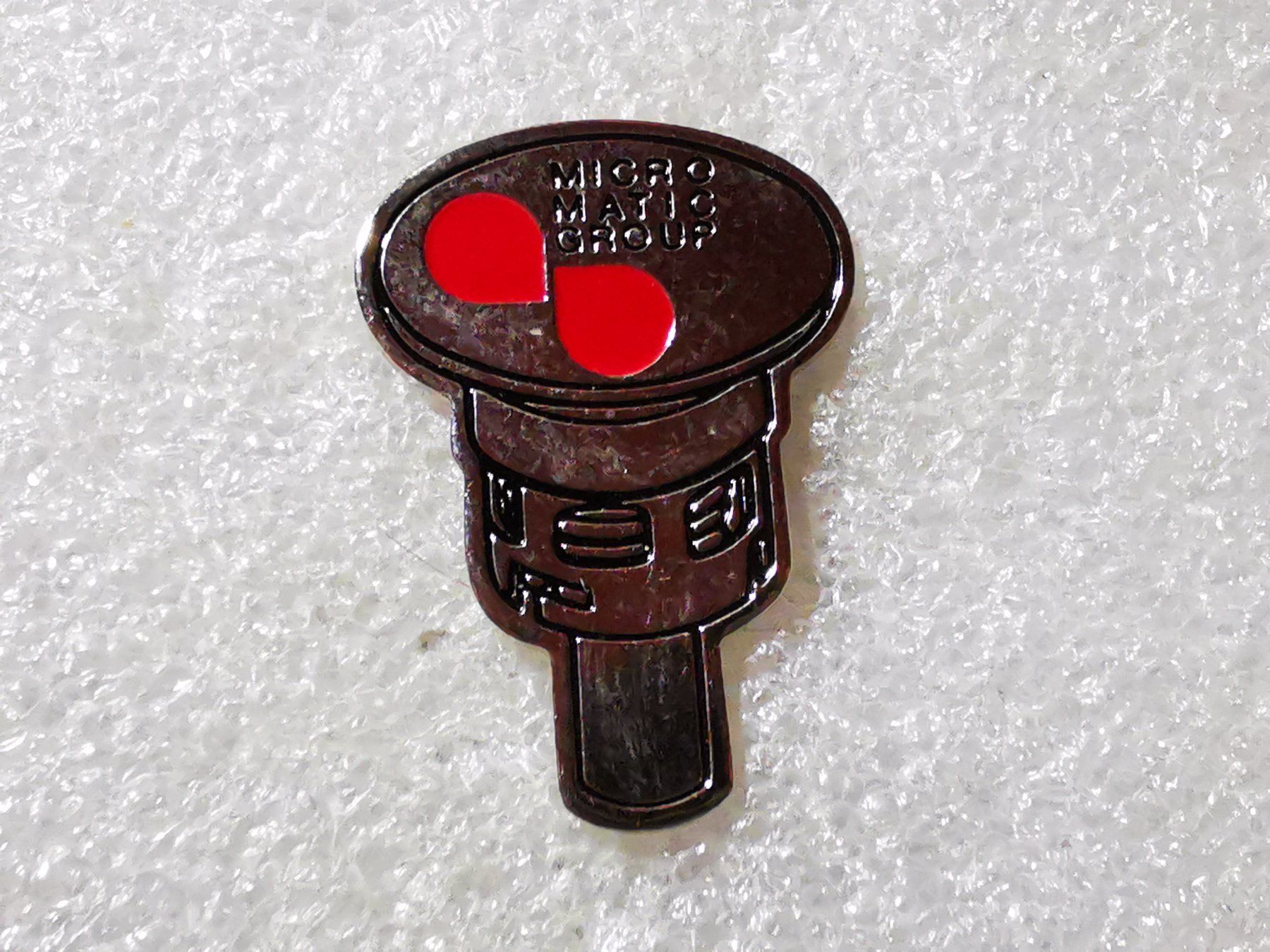 Placchette & Badge: Ansteckpin 159: Micro Matic Group – Usato da Oppligen venduto da Pin-Fall-Shop