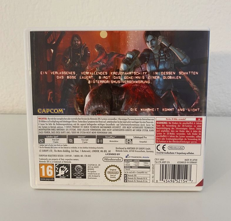 Resident Evil Revelations Nintendo 3ds Kaufen Auf Ricardo 7499