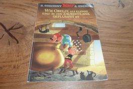 Wie Obelix als kleines Kind in den Zaubertrank geplumpst ist