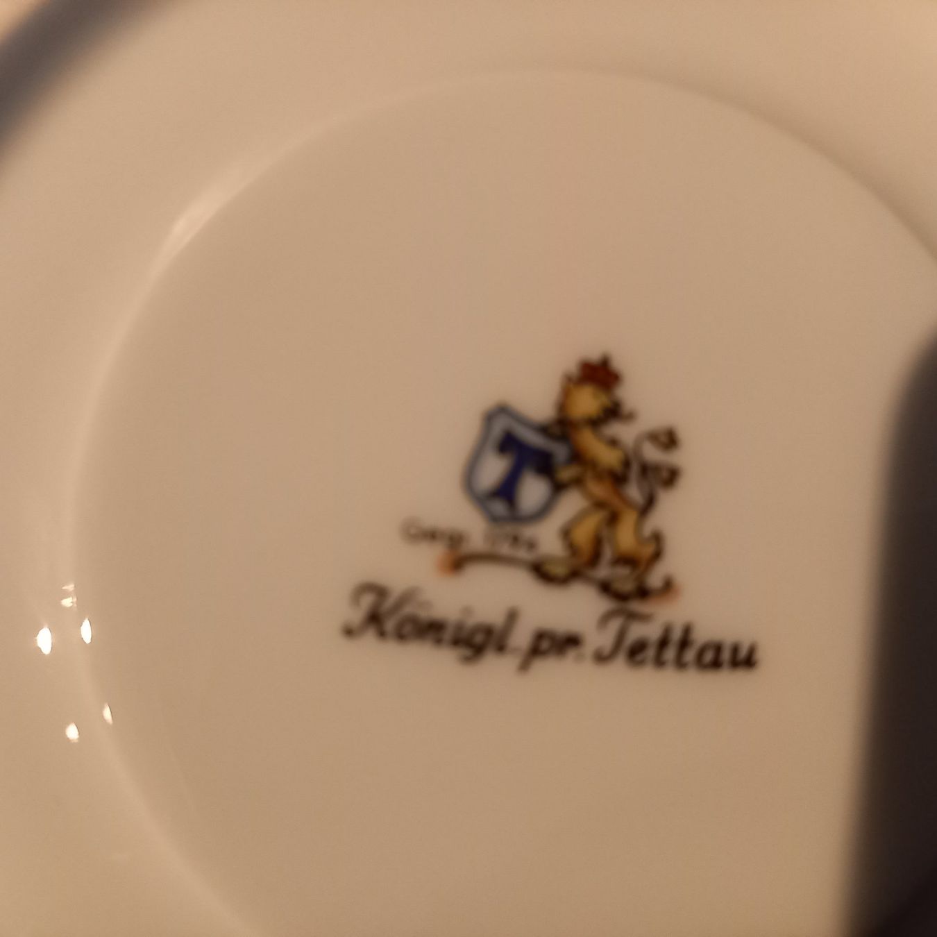 Set di piatti: edles Kaffeeservice Kgl. Tettau – Usato da Bischofszell venduto da Joachim-115 1