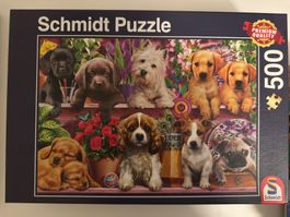 Schmidt Puzzle Hundewelpen 500 Teile