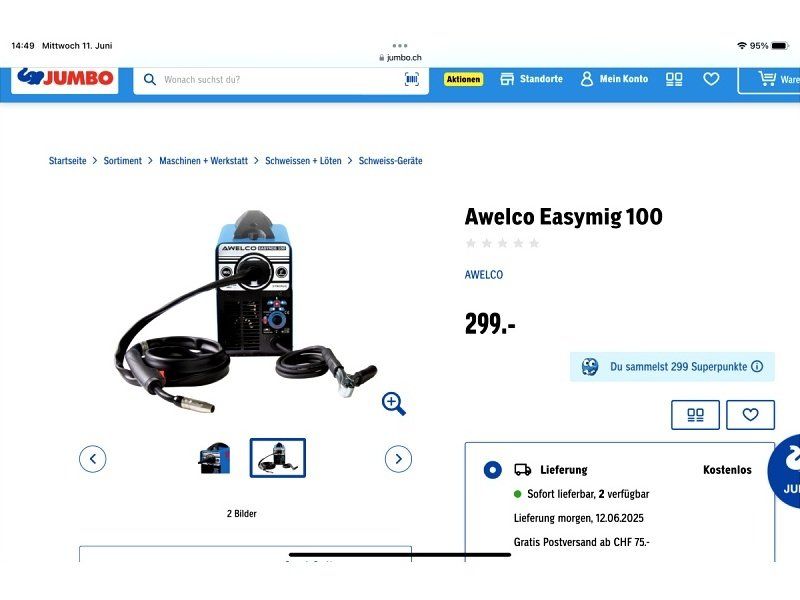 Saldatori: Awelco MIG machine à souder Inverter – Usato da Rueyres-Treyfayes venduto da EmileP8992 3