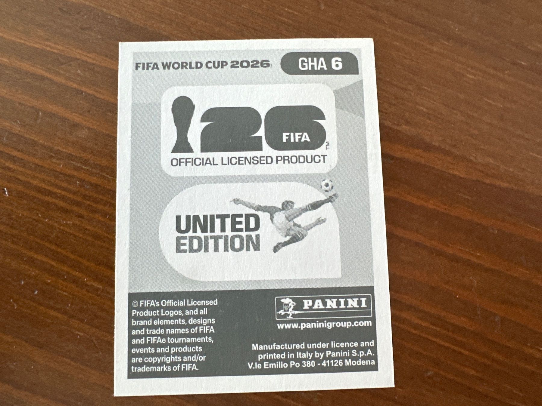 Panini Carte collezionabili: Panini GHA 6 FIFA World Cup 2026 – Nuovo e nell'imballaggio originale da Würenlos venduto da gtvlady_82 1