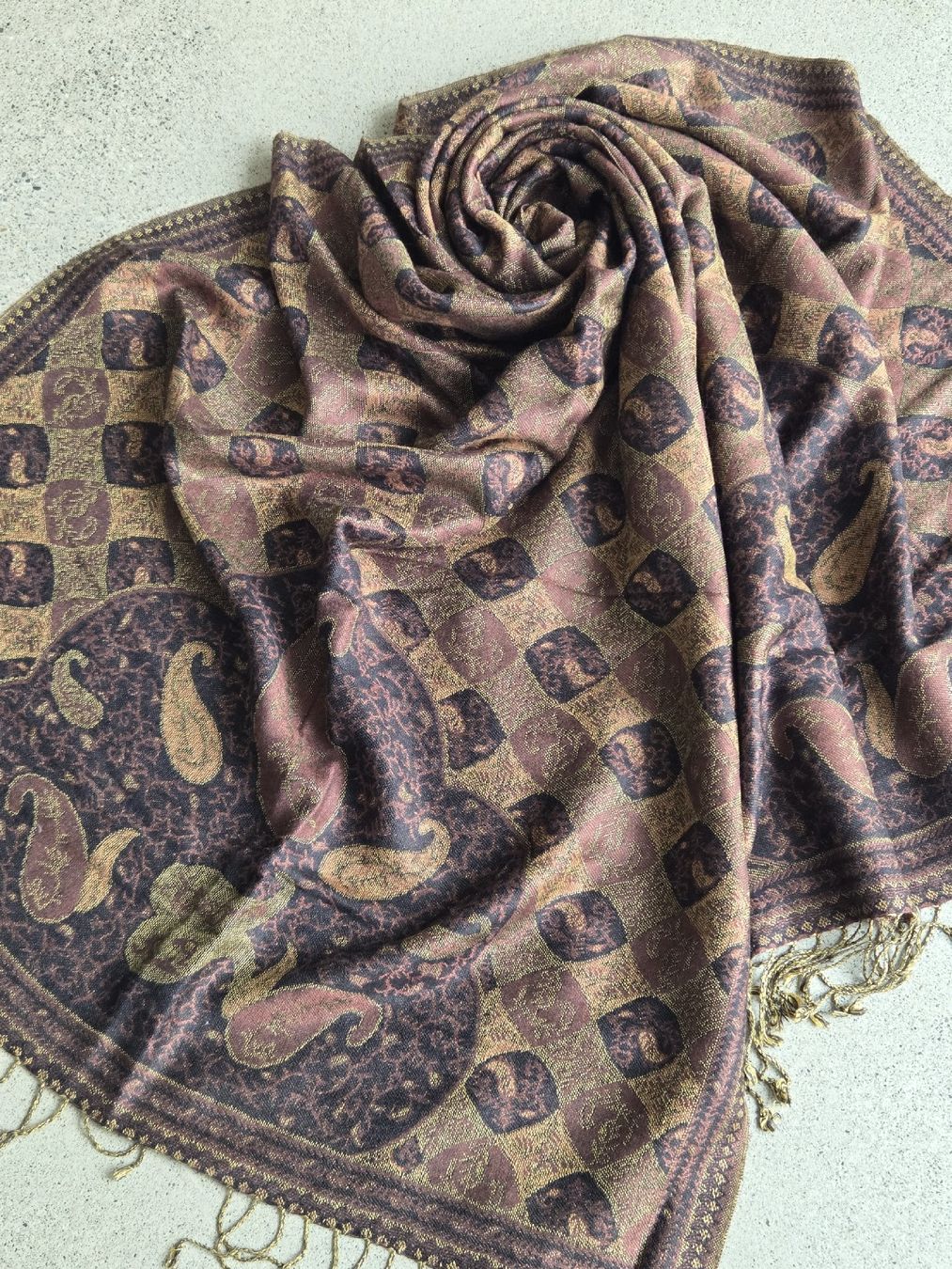 Foulard & Sciarpe: Pashmina, Cashmere-Schal 70 x 200 cm – Nuovo e nell'imballaggio originale da Frauenfeld venduto da Schenken-mit-Herz