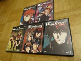 Weiss Kreuz - Vol. 1-5 DVD