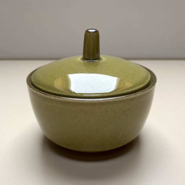 EGAN Zuckerdose Le Casette – Grüner Deckel, Porzellan, 7x11 Cm, Spülmaschinenfest