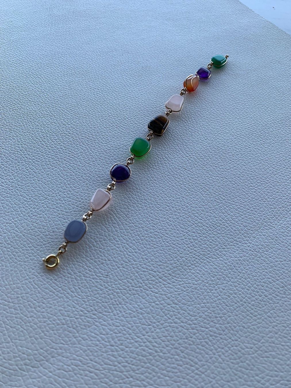 Bracciali & Braccialetti: Schönes Armband mit schönen Farbigen Edelsteinen – Usato da Schaffhausen venduto da vasco016 2