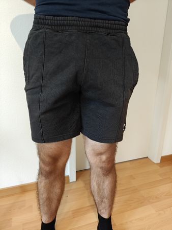 Herren Shorts schwarz Baumwolle bequeme Passform neuwertig