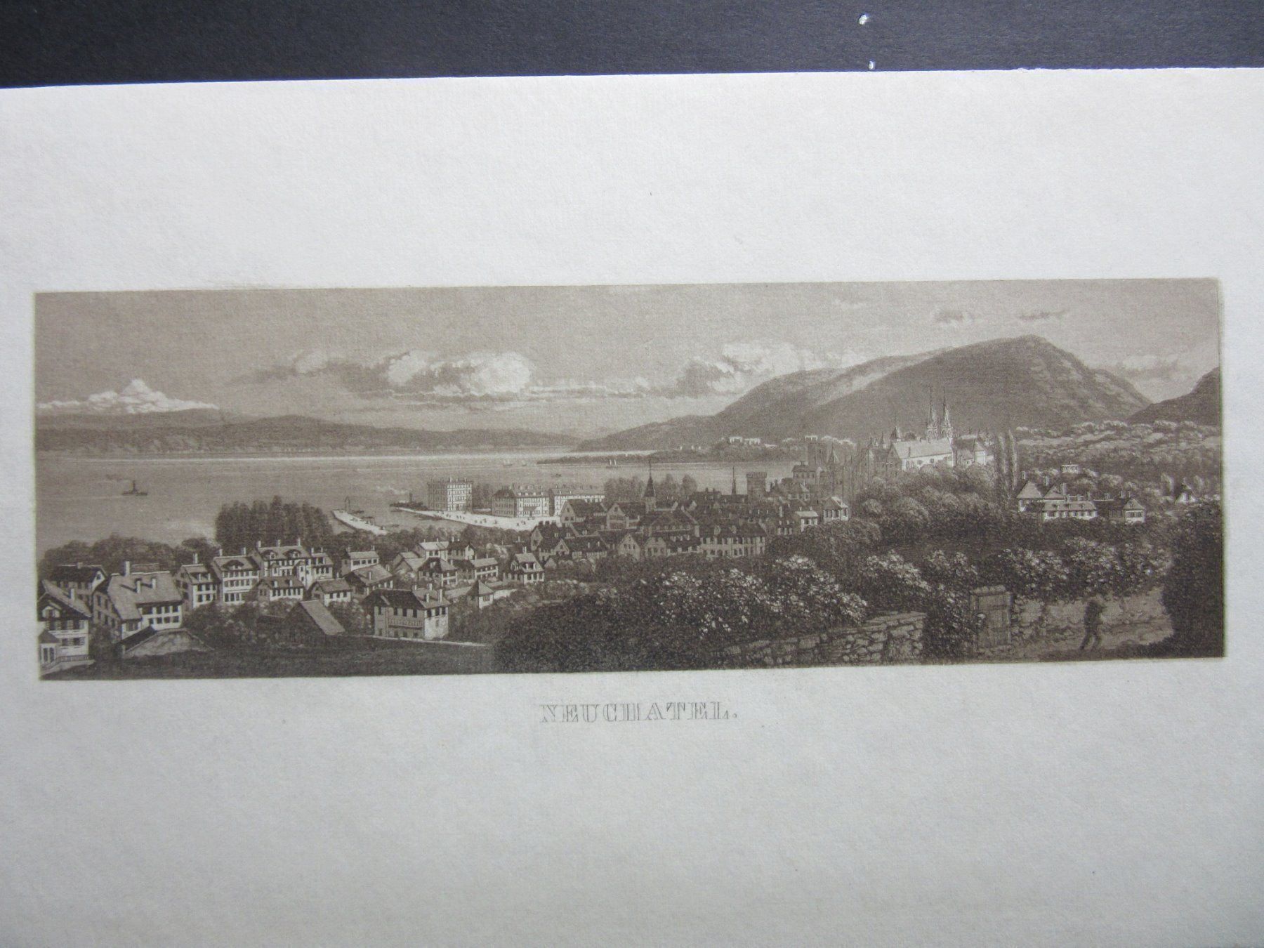 Incisioni: NEUENBURG AQUATINTA – Usato da Gersau venduto da grafik-kunst
