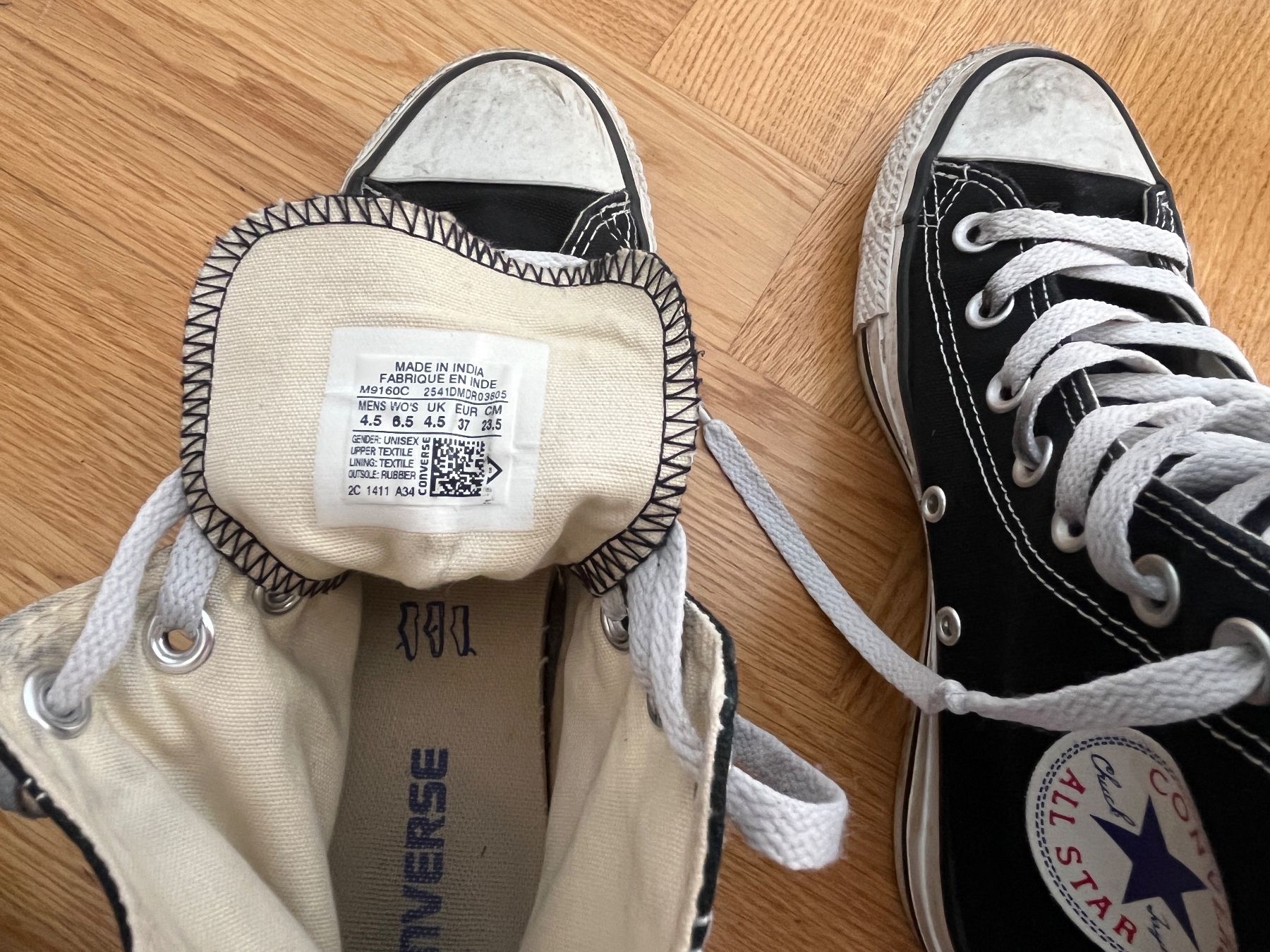 Converse Scarpe da donna: Converse Chuck Taylor schwarz Gr. 37 Klassiker – Usato da Zürich venduto da bretxo 6