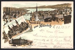 Litho Zürich, Hotel National und Tonhal