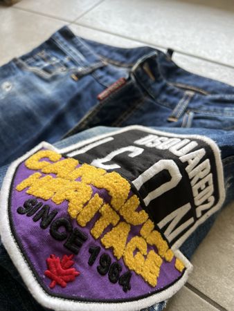 Dsquared2 patch jeans uomo 50