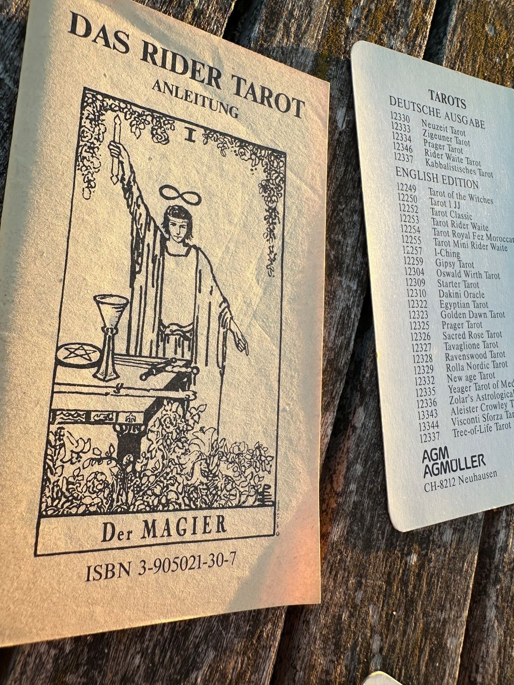 Giochi: Rider Tarotkarten 78Stk. deutsche Version – Usato da Zürich venduto da atlantis77 7