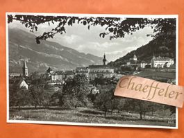 Postkarte Chur, Graubünden. Die Briefmarke fehlt.