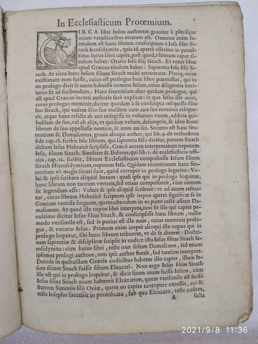 Libri: JANSENIUS - COMMENTARII - 1569 – Usato da Goldach venduto da Gaip 6