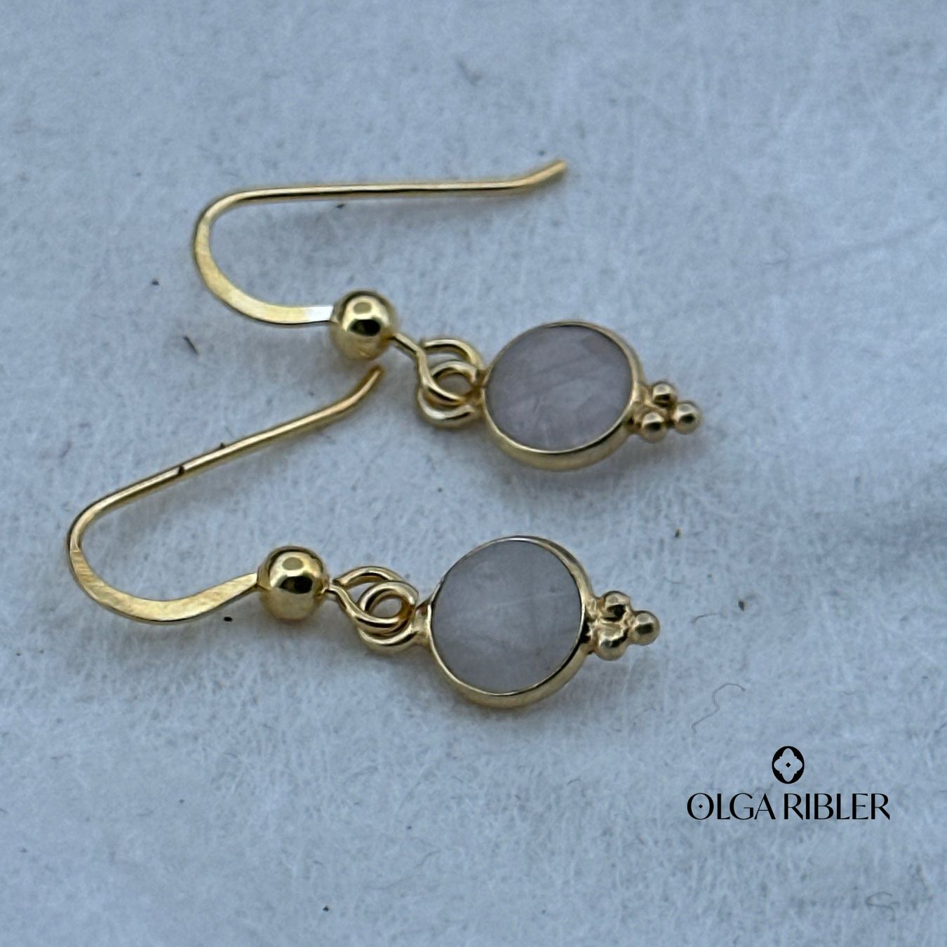 Olga Ribler Orecchini pendenti & Orecchini a lobo: Sterling Silber 925 Ohrringe mit Mondstein – Nuovo (secondo la descrizione) da Luzern venduto da Schmuckoutlet 5
