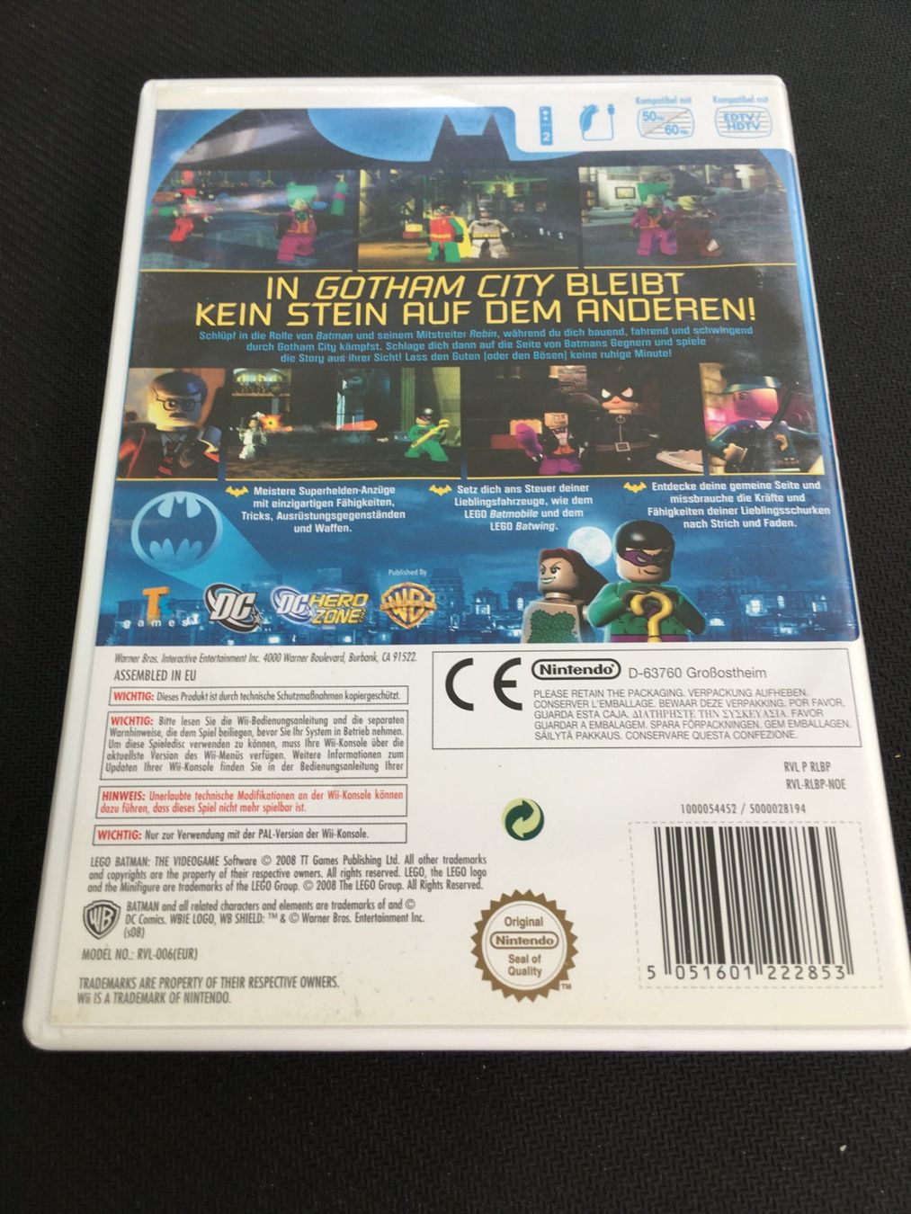 Nintendo Giochi: Lego Batman - Nintendo Wii – Usato da St.Gallen venduto da Punktchen01 1