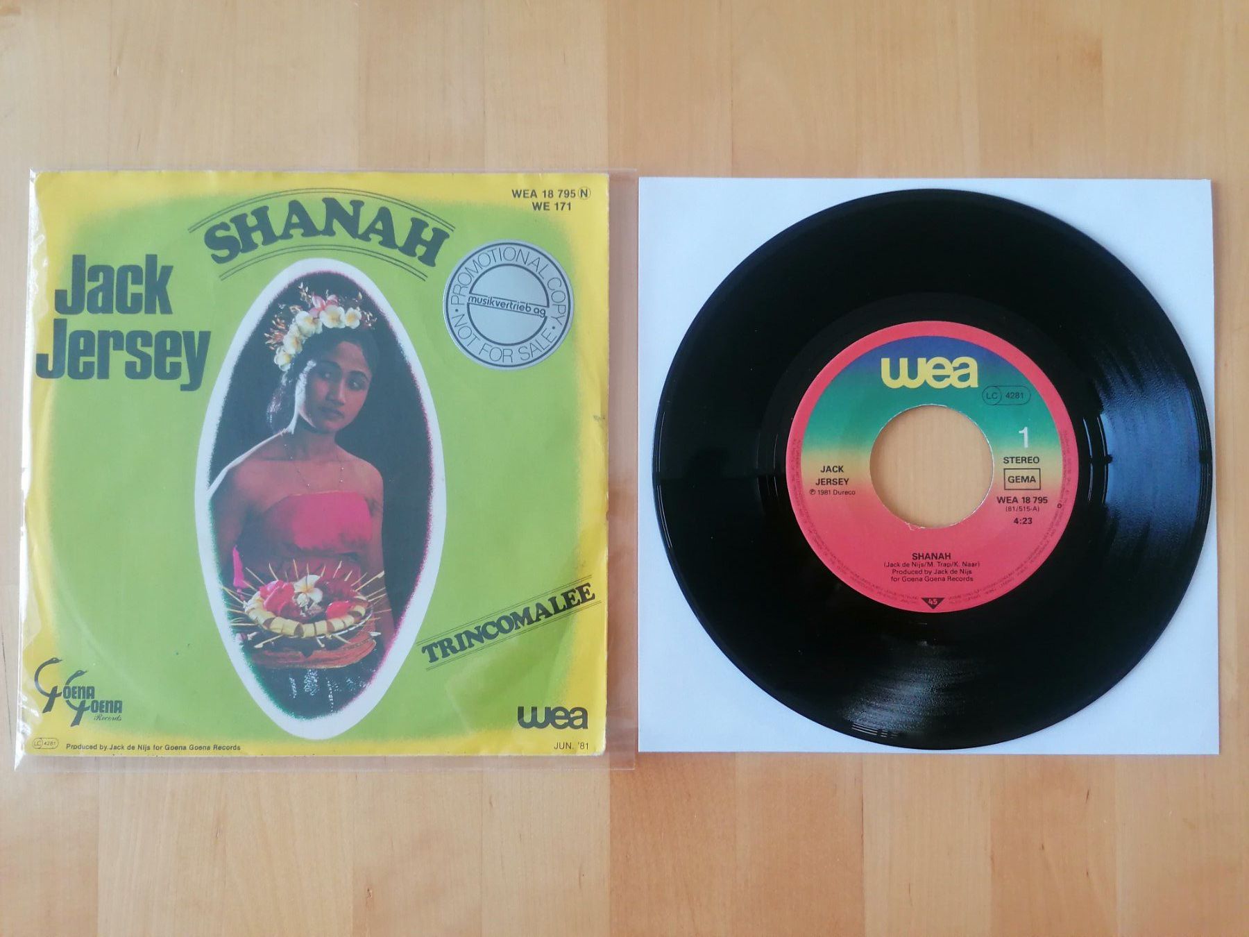 Schallplatten: Jack Jersey – Shanah – Gebraucht aus Emmenbrücke von lamorak