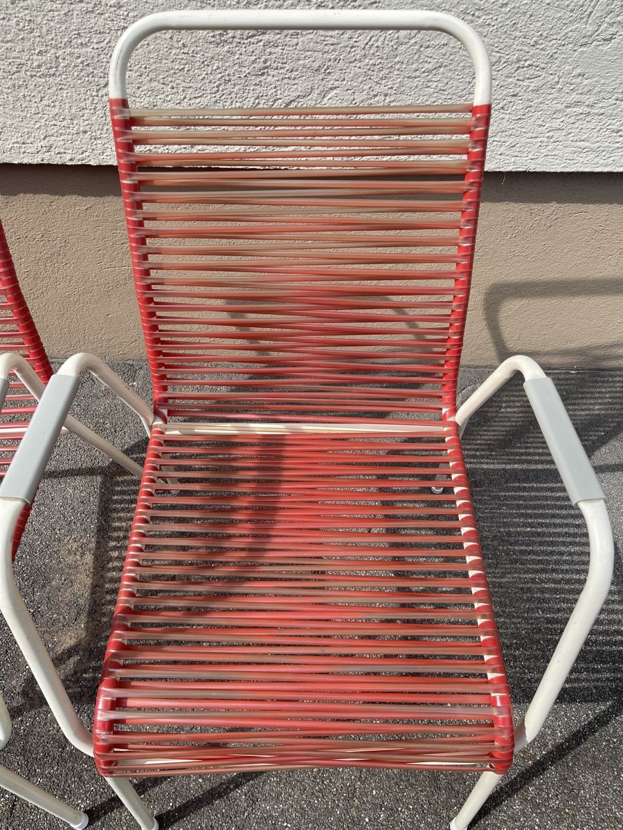 Sedie: Spaghetti Stühle Rot/Weiss  2 Stück – Usato da dietikon venduto da fernando011 4