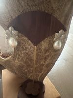 Elegante Ohrringe mit Perle und Zirkonia