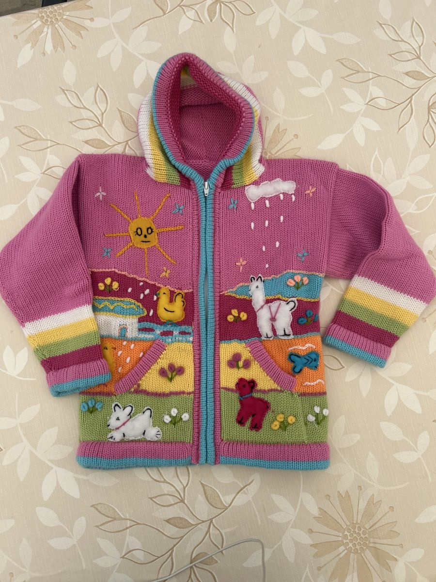 Giacche & Cappotti: Aussergewöhnliche Strickjacke Gr. 134 – Usato da Giebenach venduto da Molame