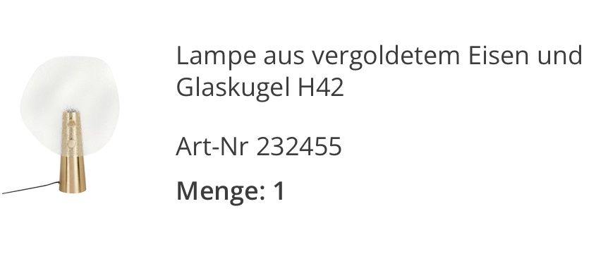Maisons du monde Lampade: Lampe maisons du monde – Nuovo (secondo la descrizione) da Baden venduto da Sandra148