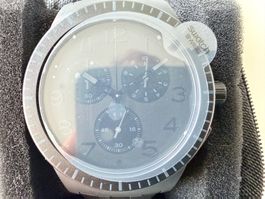 SWATCH Chronographe „Piège“, All black, No box & papers