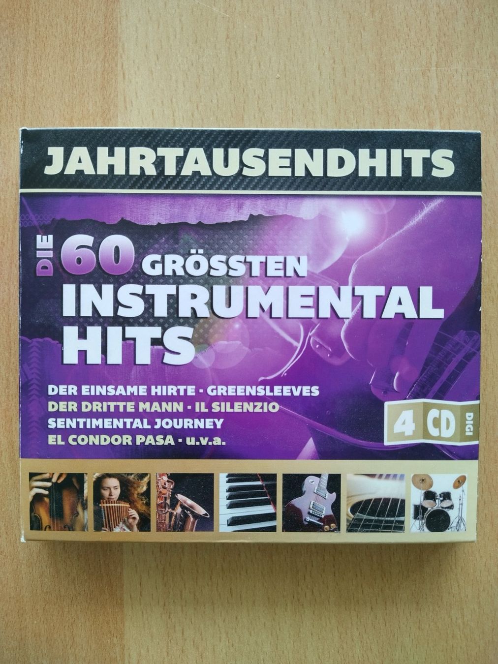 CD: Die 60 grössten Instrumental-Hits - 4-er CD-Box im Schuber – Usato da Jona venduto da Argus36