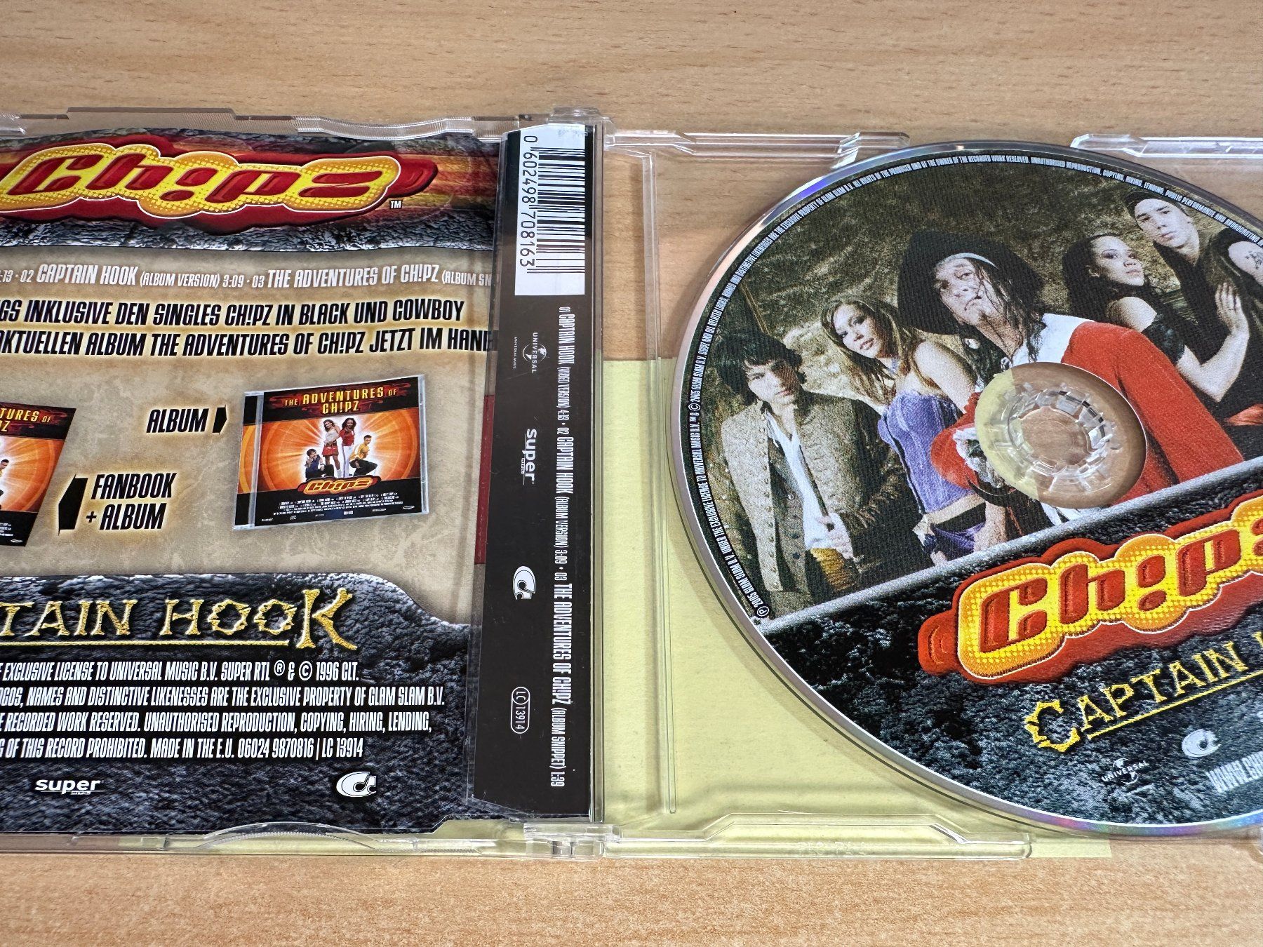 CD: Ch!pz – Captain Hook - Single CD – Usato da Rikon im Tösstal venduto da Alpenmutz 1