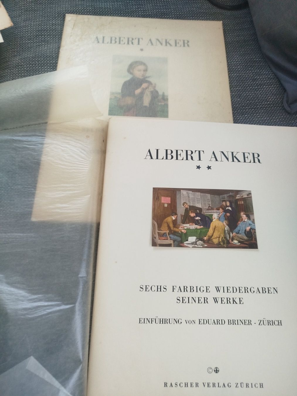 Dipinti: Albert Anker 2 Kunstmappen farbige Drucke & Beschrieb – Usato da Glashütten venduto da lightmoon 7