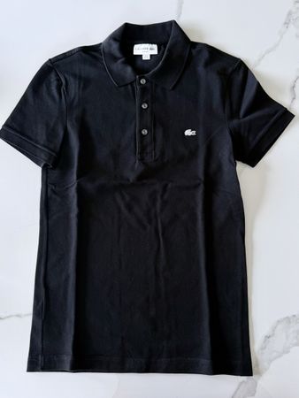 Lacoste Polo-Shirt, Slim Fit, XS, Gr. 2 - Schwarz