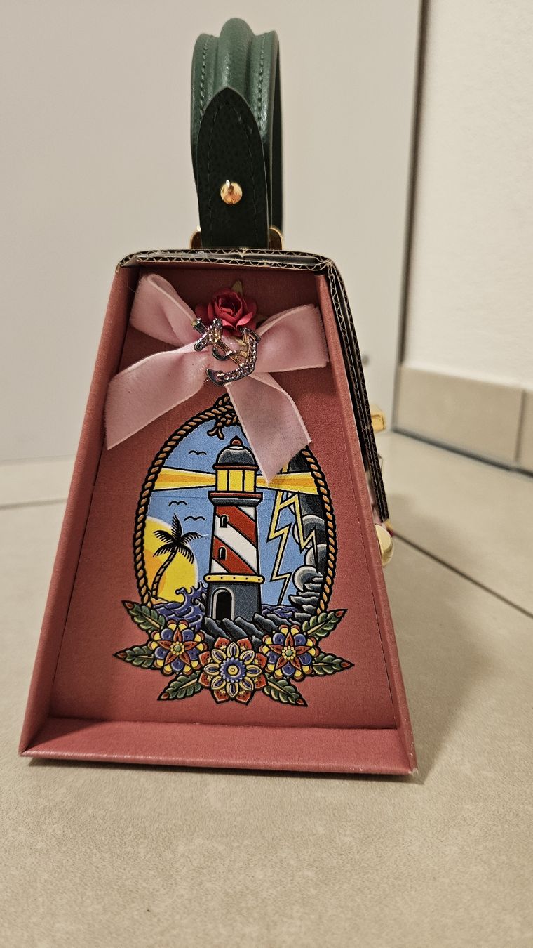 Sacs: Francis Francis Designer Karton-Handtasche – D'occasion à Schaan par car_wrv2 6