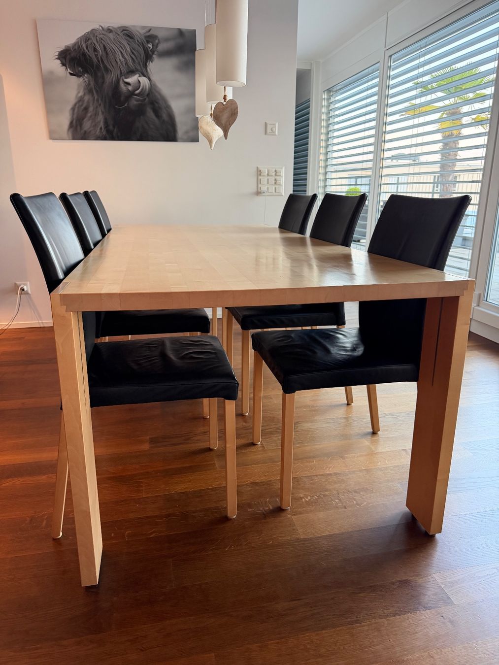 Set de table et chaises: Esszimmertisch mit Stühlen – D'occasion à Bassersdorf par Gaby1968