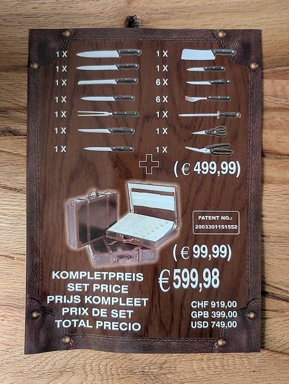 Couteaux: Messerkoffer 24-teilig – Neuf avec emballage d'origine à Siebnen par Pascal_31 2